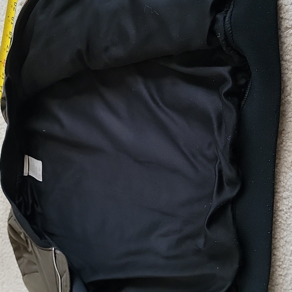 Zara TRF Outerwear Women’s  Olive Nylon Bomber Jacket Full Zip. Size Medium - Picture 14 of 14